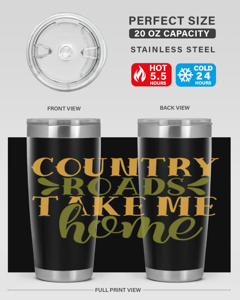 country roads take me home 19#- farming and gardening- Tumbler