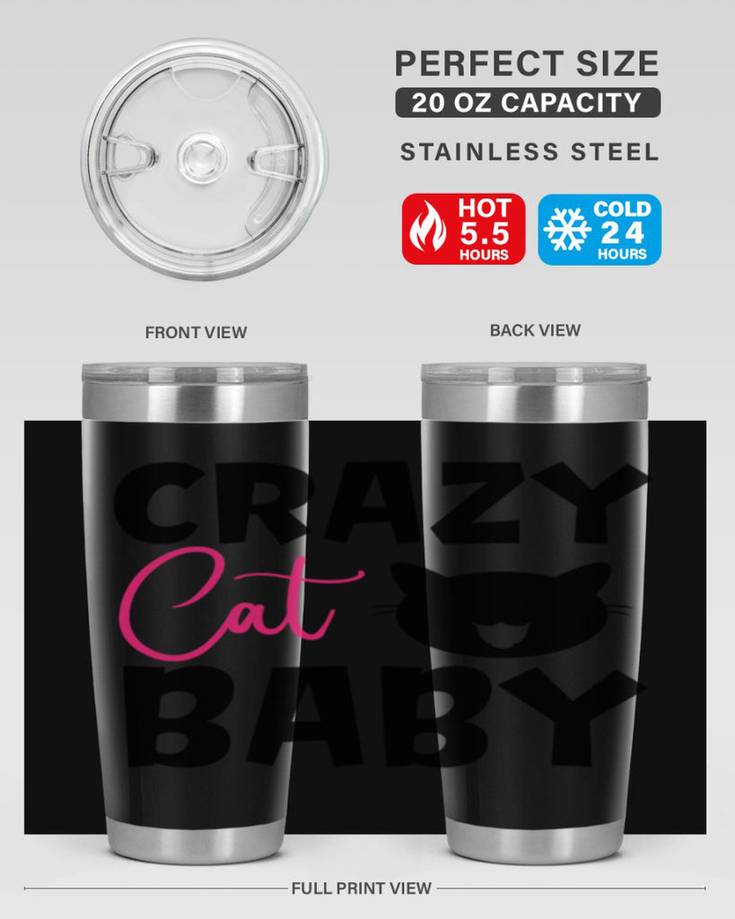 crazy cat baby Style 270#- baby- tumbler