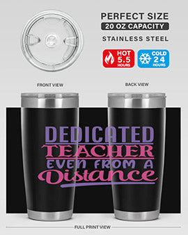 dedicated teacher even from a distance Style 53#- corona virus- Cotton Tank