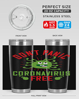 dont panic coronavirus free Style 43#- corona virus- Cotton Tank