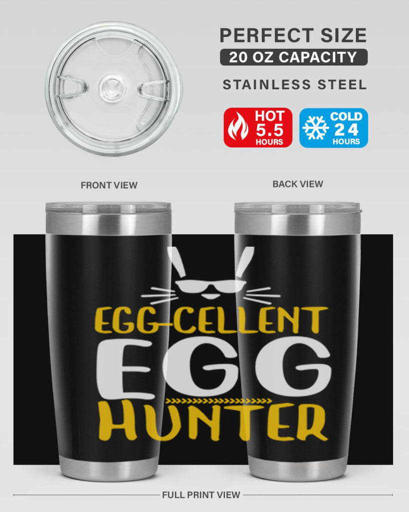 egg cellent egg hunter 82#- easter- Tumbler