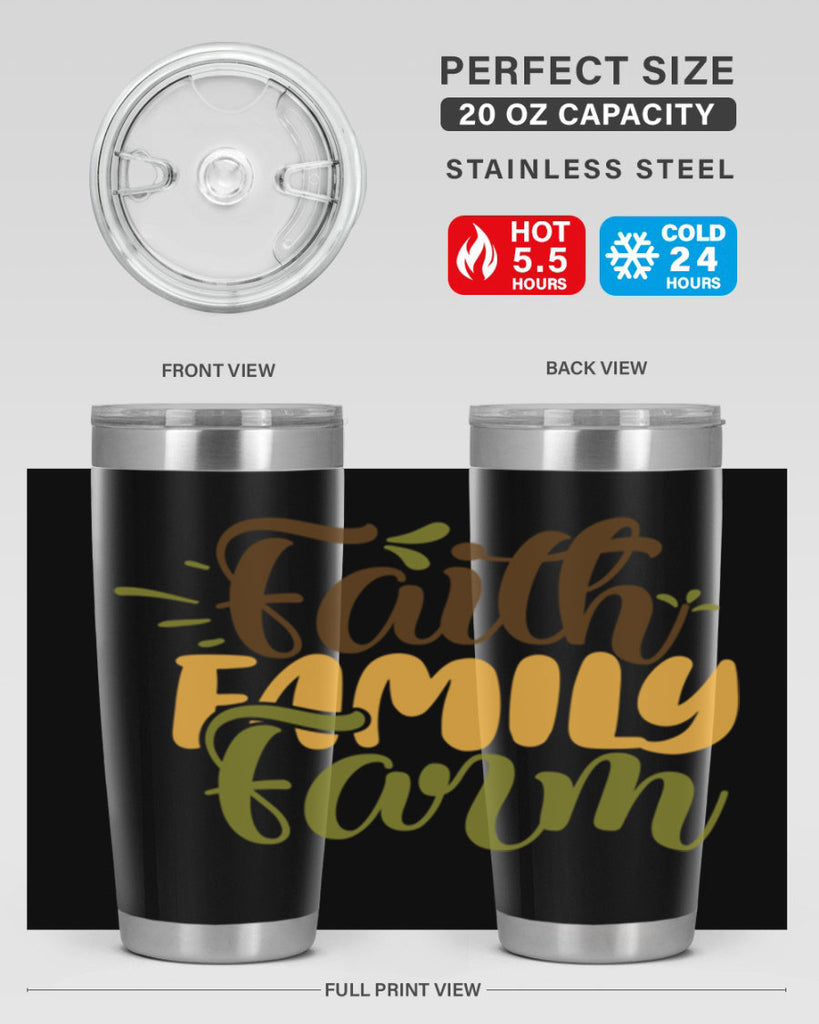 faith family farm 17#- farming and gardening- Tumbler