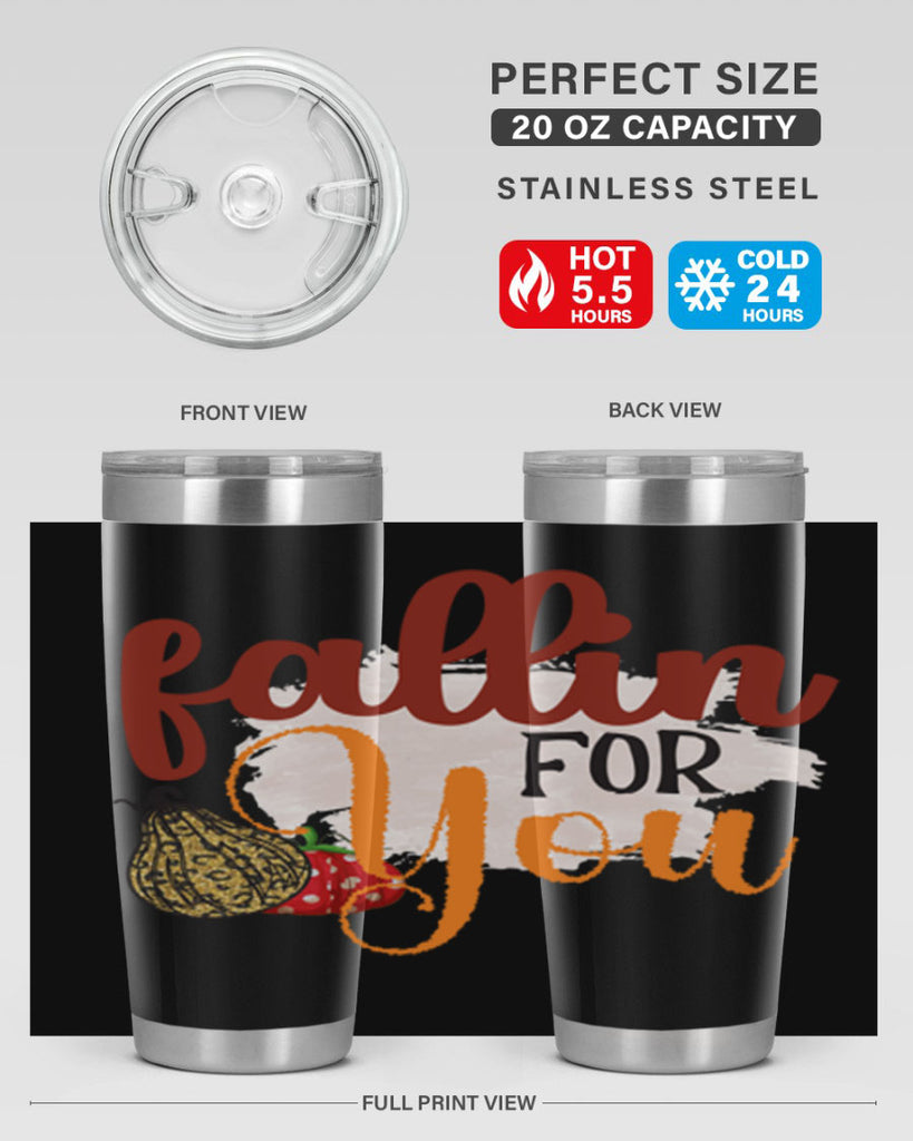 fallin for you 167#- fall- Tumbler