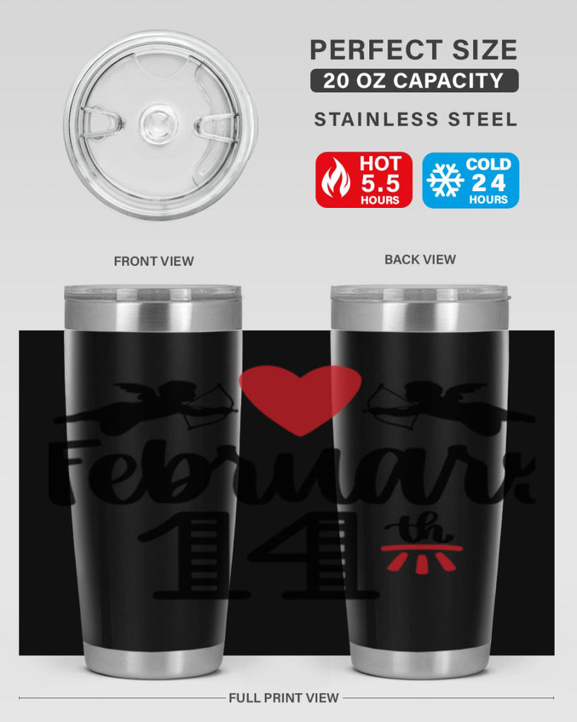 february th 28#- valentines day- Tumbler