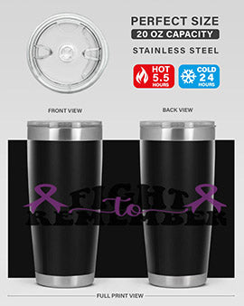 fight to remember 144#- alzheimers- Tumbler