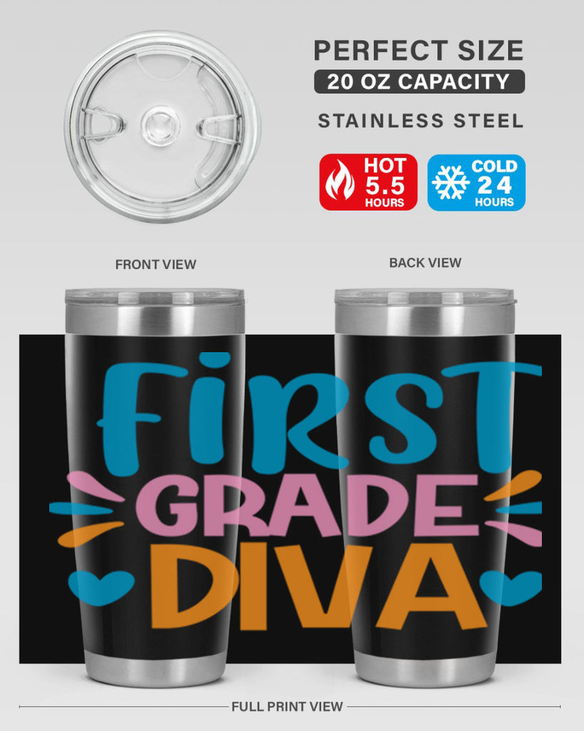 first grade divaaa 21#- 1st grade- Tumbler