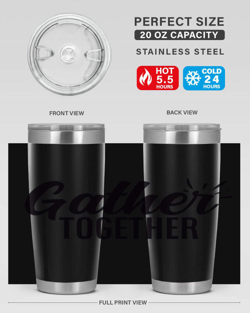 gather together 60#- thanksgiving- Tumbler