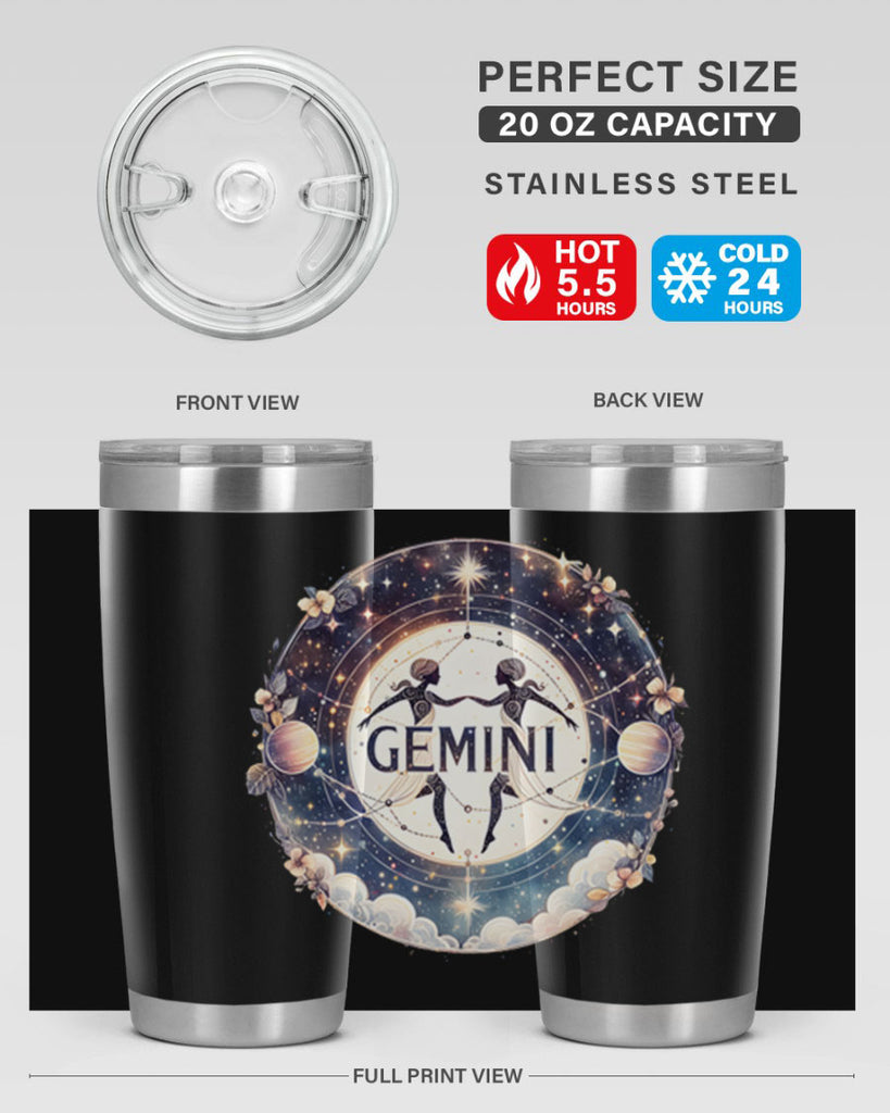 gemini 237#- zodiac- Tumbler