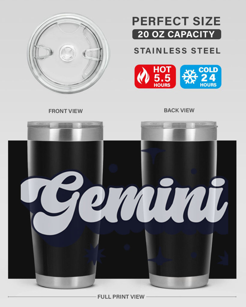 gemini 240#- zodiac- Tumbler