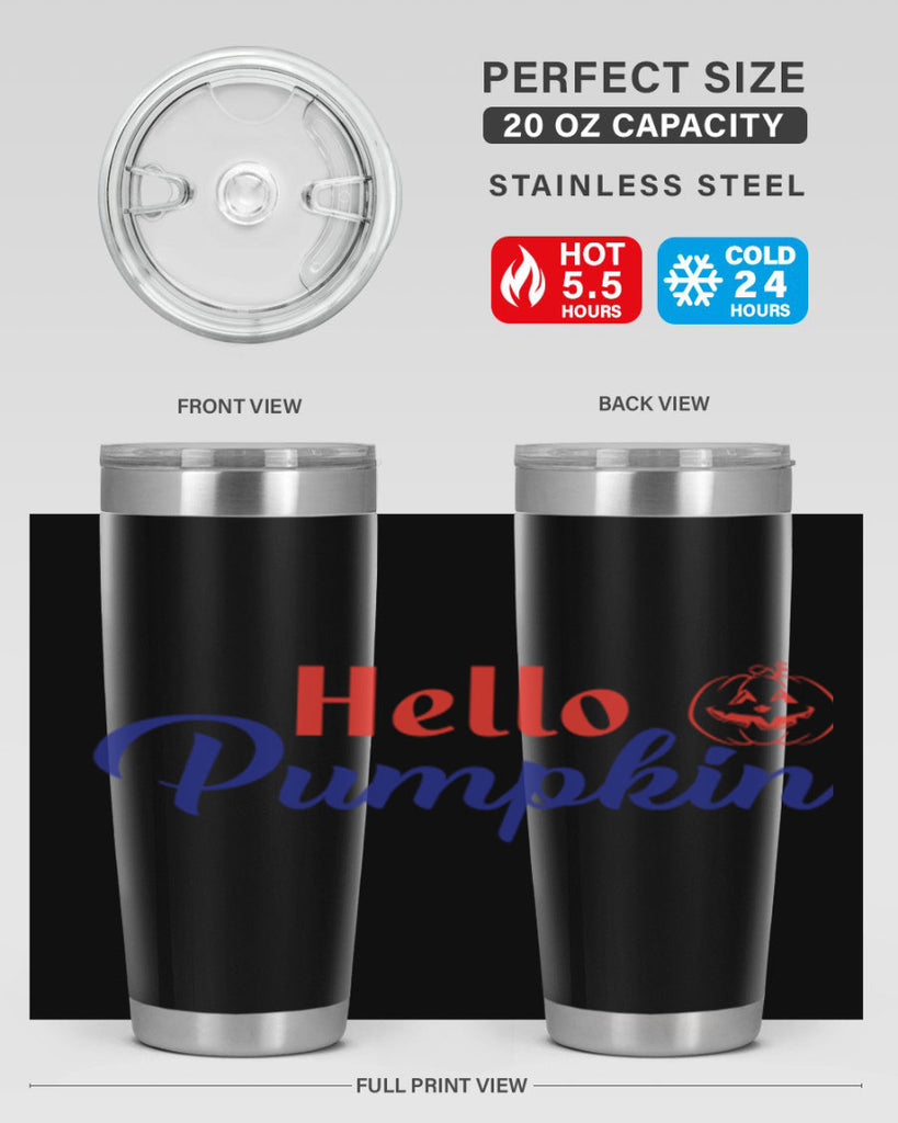 hello pumpkin 288#- fall- Tumbler