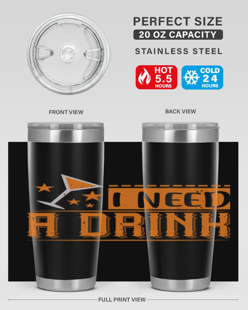 i need a drink 66#- mardi gras- Tumbler