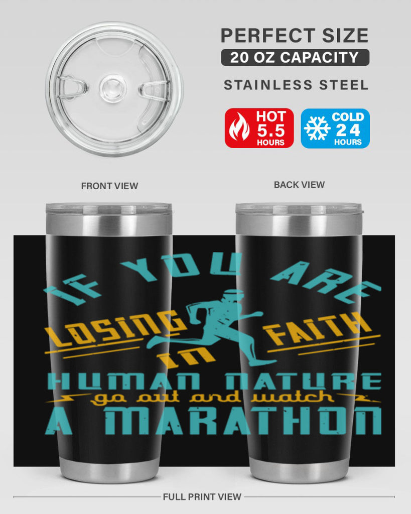 if you are losing faith in human nature go out and watch a marathon 37#- running- Tumbler