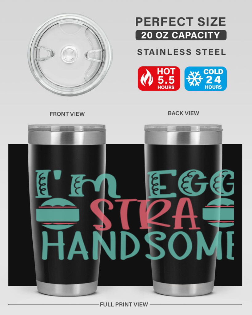 im eggstra handsome 115#- easter- Tumbler