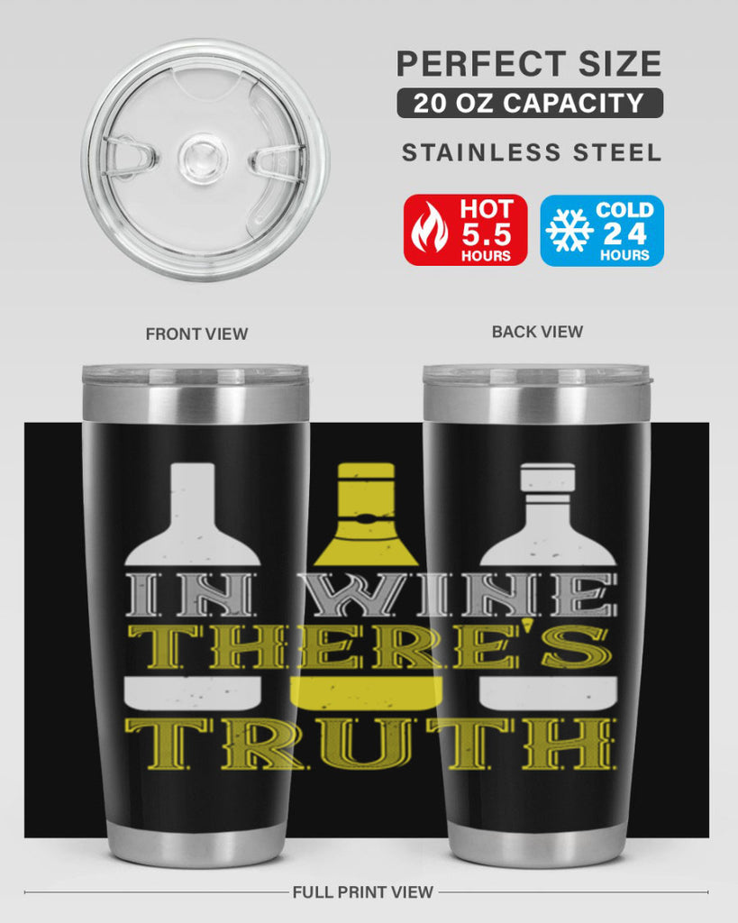 in wine thers truth 74#- wine- Tumbler