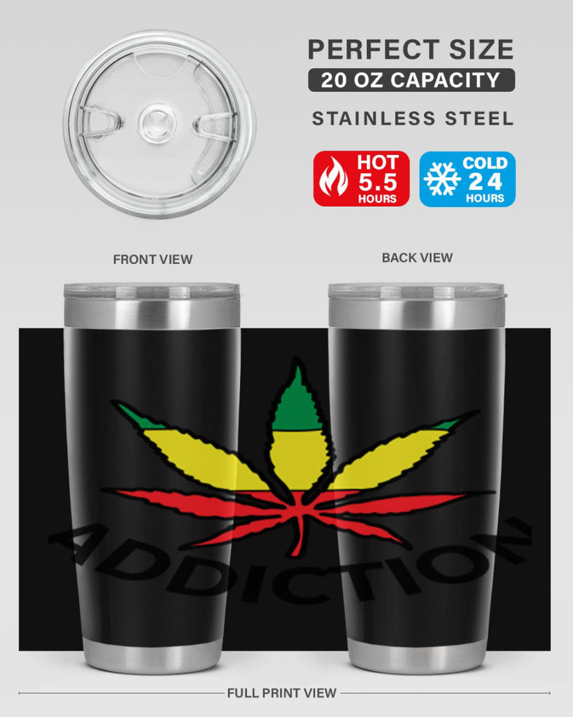 jamacian cannabis 163#- marijuana- Tumbler