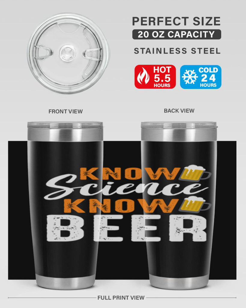 know science know beer 148#- beer- Tumbler