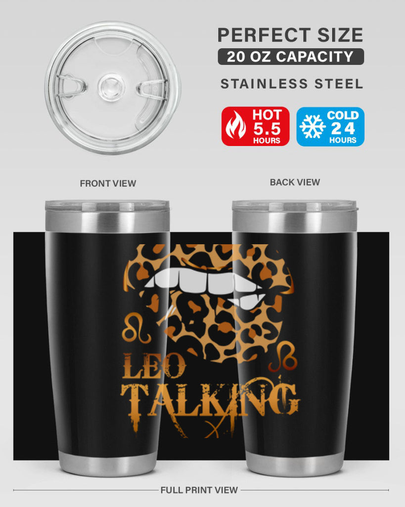 leo king 296#- zodiac- Tumbler