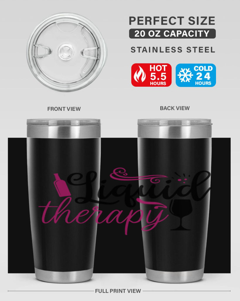 liquid therapy 185#- wine- Tumbler