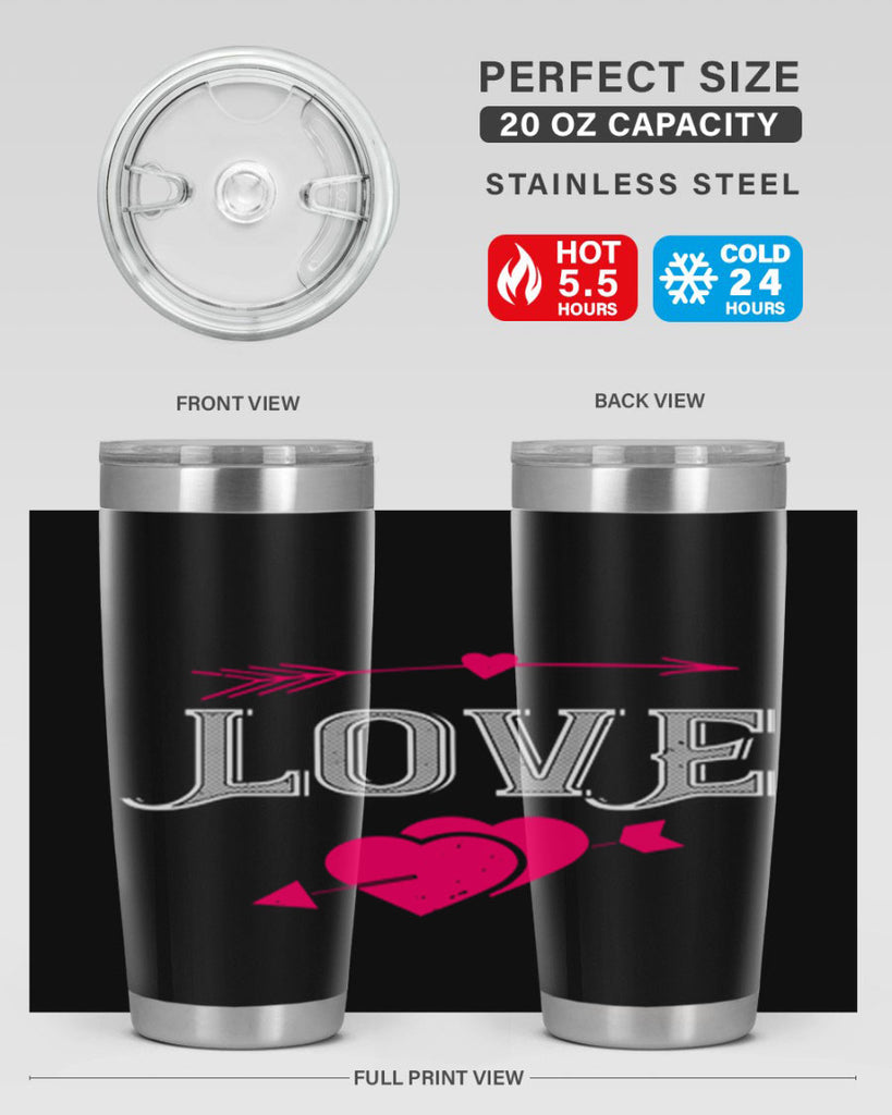 love 41#- valentines day- Tumbler