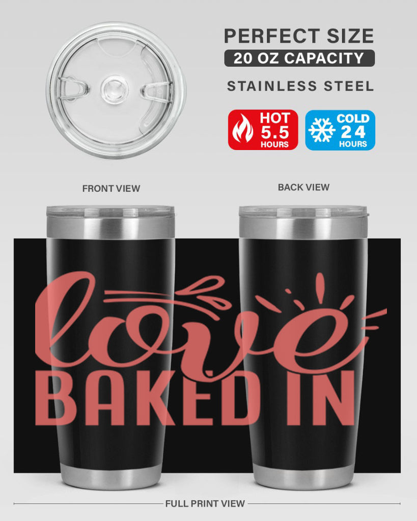 love baked in 13#- kitchen- Tumbler