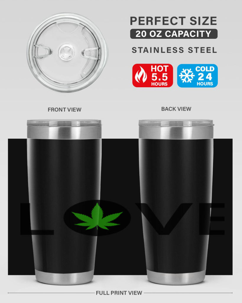 love cannabis 189#- marijuana- Tumbler