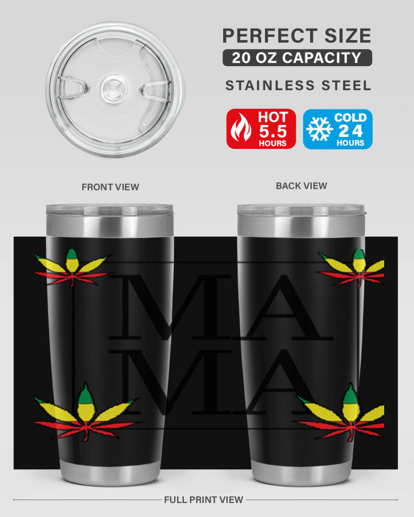 mama weed 197#- marijuana- Tumbler