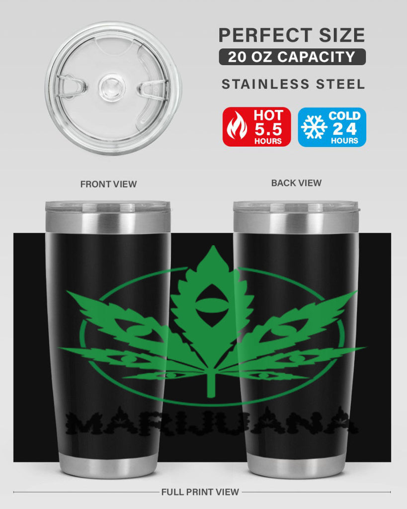 marijuana 198#- marijuana- Tumbler