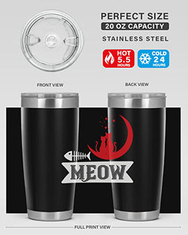 meow Style 70#- cat- Tumbler