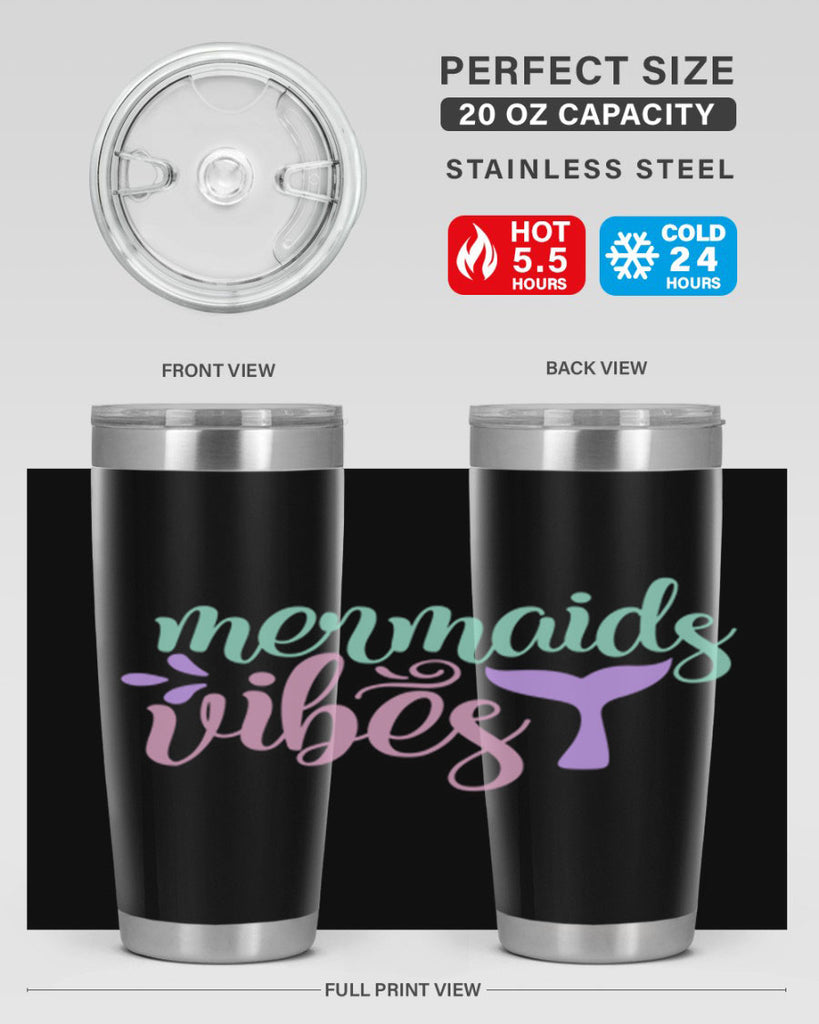 mermaids vibes 5#- mermaid- Tumbler