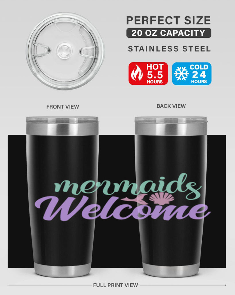 mermaids welcome 6#- mermaid- Tumbler