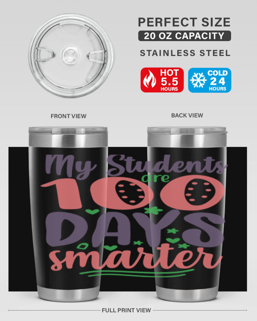 my student are 100 days 14#- 100 days of school- Tumbler