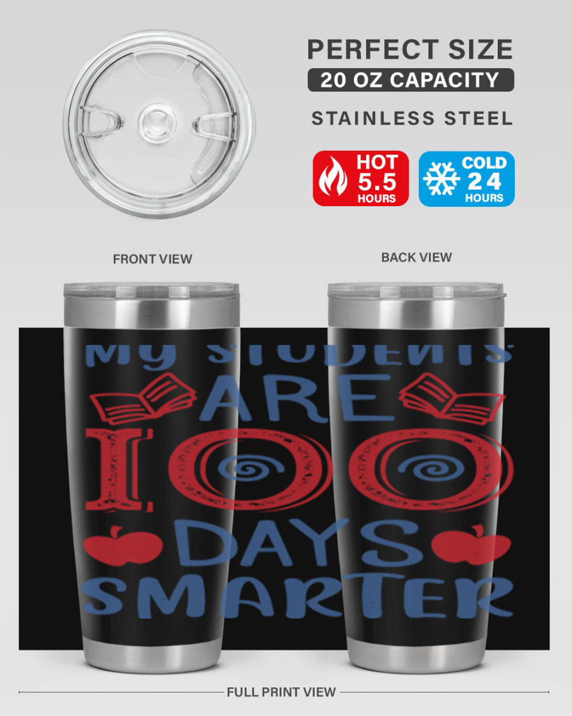 my students are days smarter 7#- 100 days of school- Tumbler