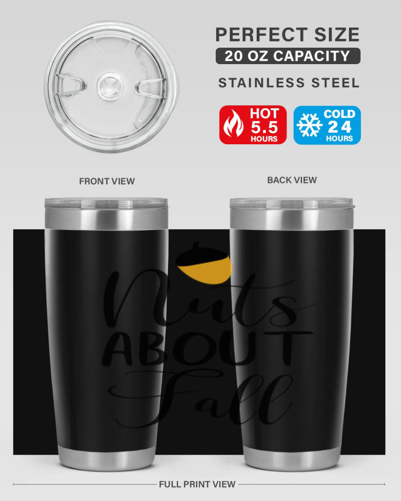nuts about fall 445#- fall- Tumbler