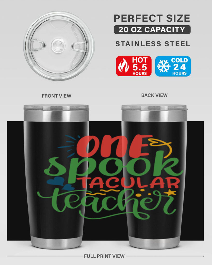 one spook tacular teacher Style 159#- teacher- tumbler