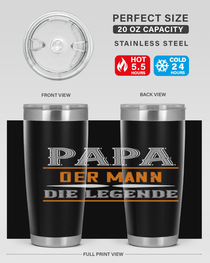 papa der mann die legende 21#- grandpa - papa- Tumbler