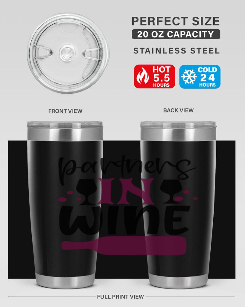 partners in wine 176#- wine- Tumbler