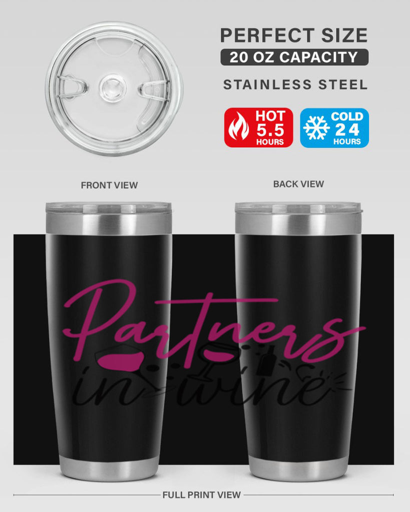 partners in wine 177#- wine- Tumbler