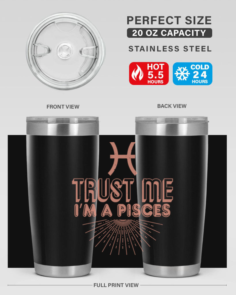 pisces 358#- zodiac- Tumbler