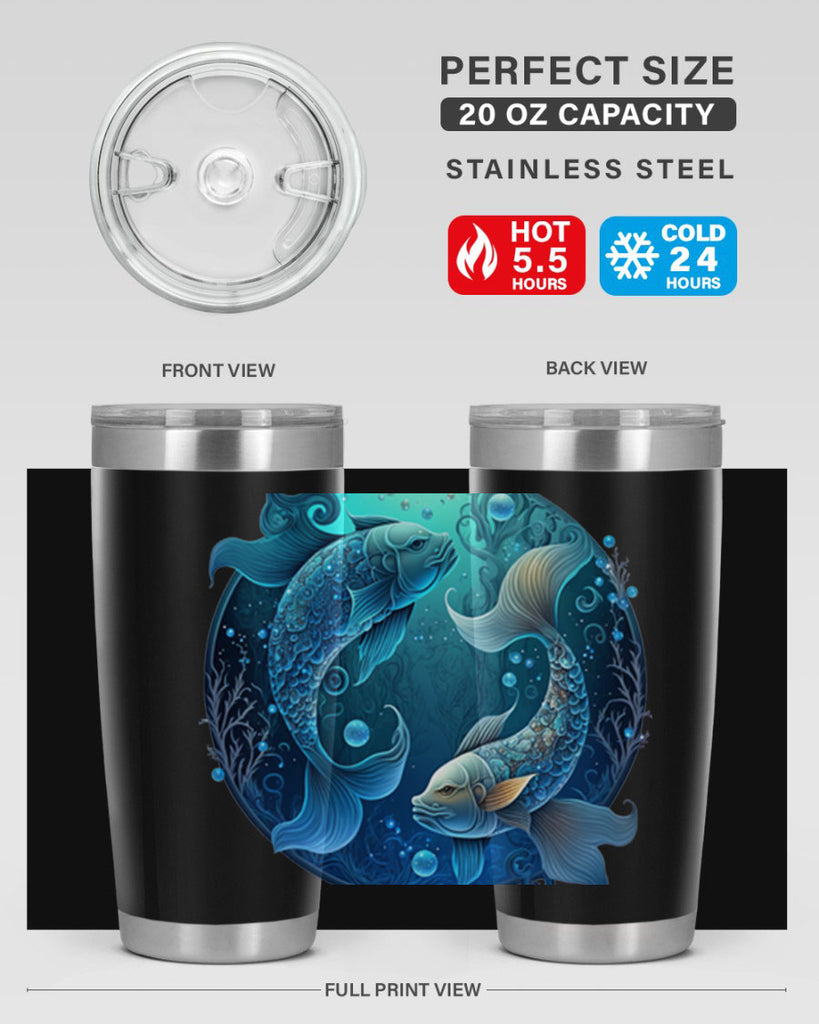 pisces 364#- zodiac- Tumbler