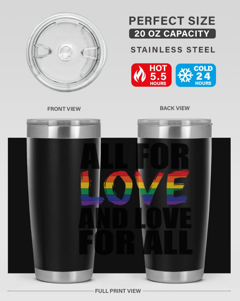 pride love for all 65#- lgbt- Tumbler