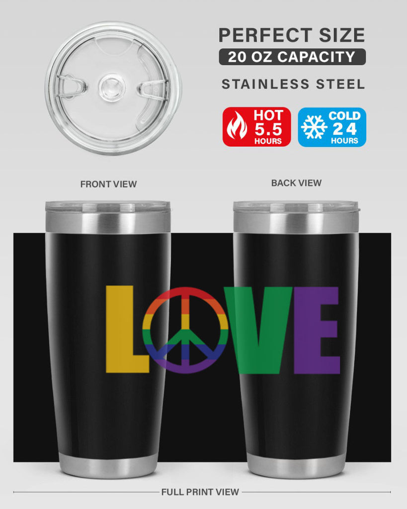 pride love peace 60#- lgbt- Tumbler