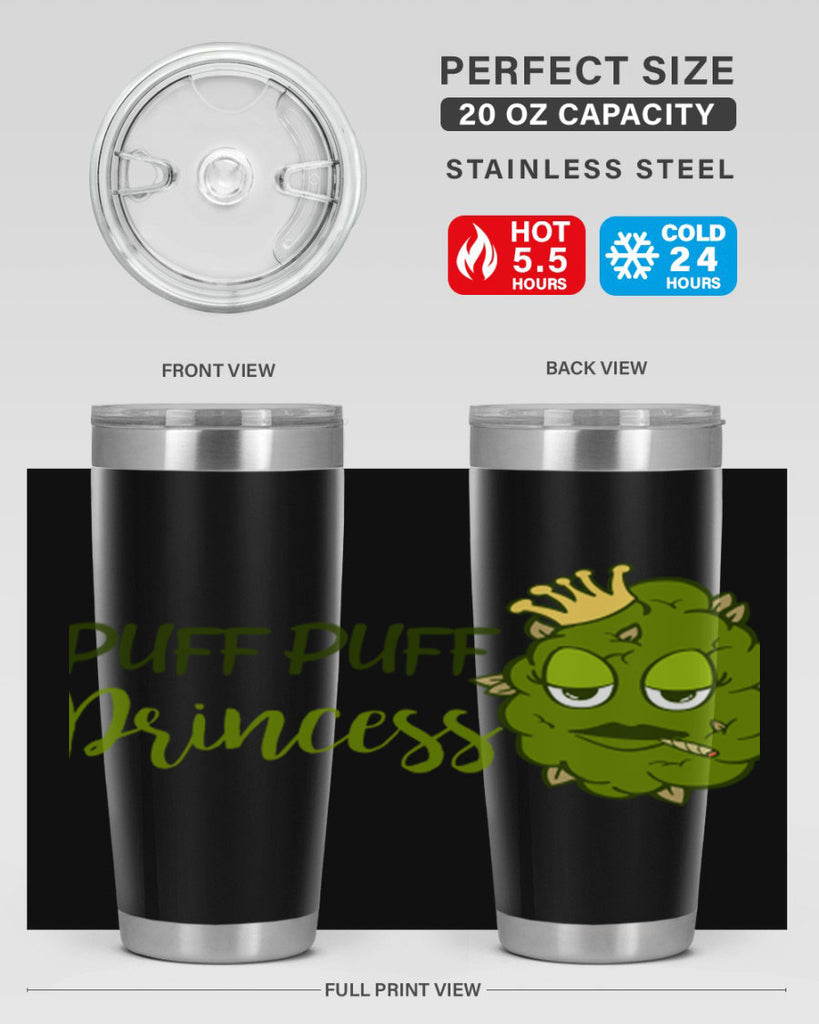 puff puff princess 220#- marijuana- Tumbler