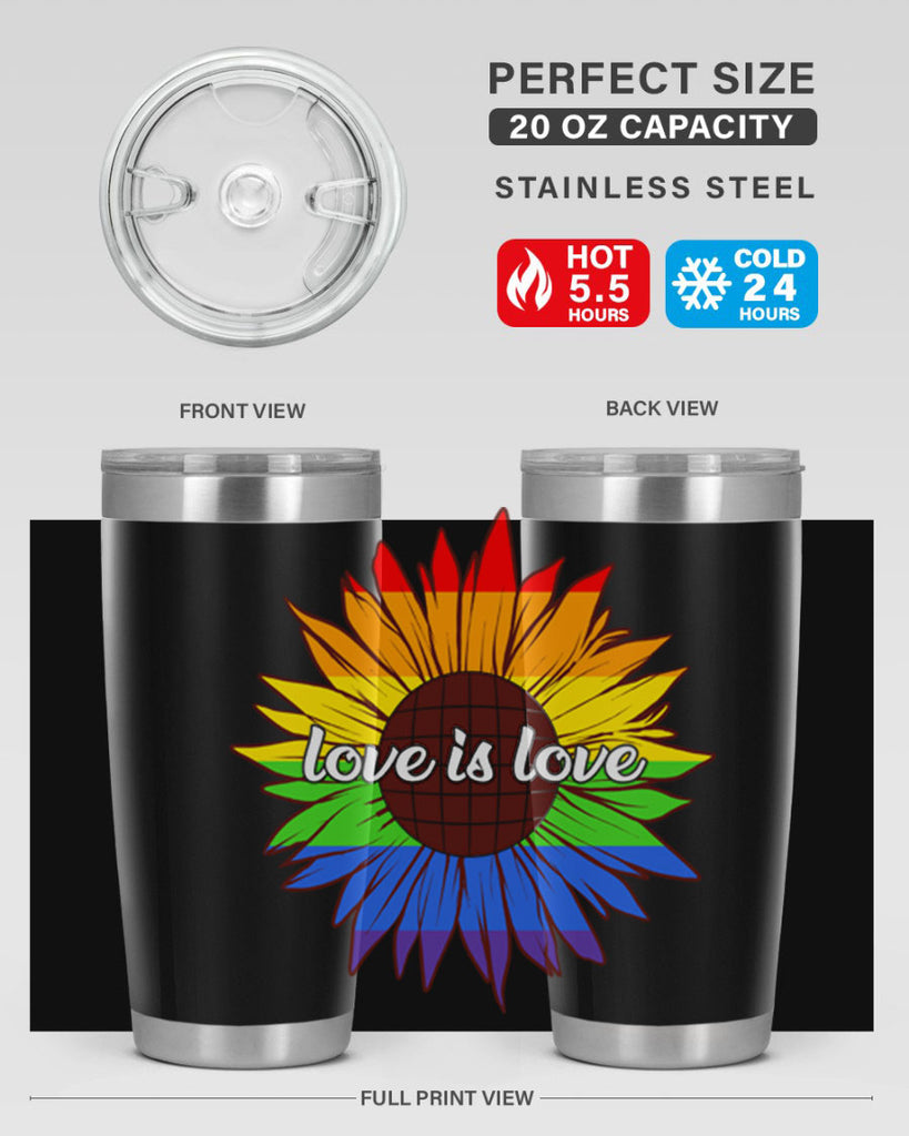 rainbow sunflower love is love 26#- lgbt- Tumbler