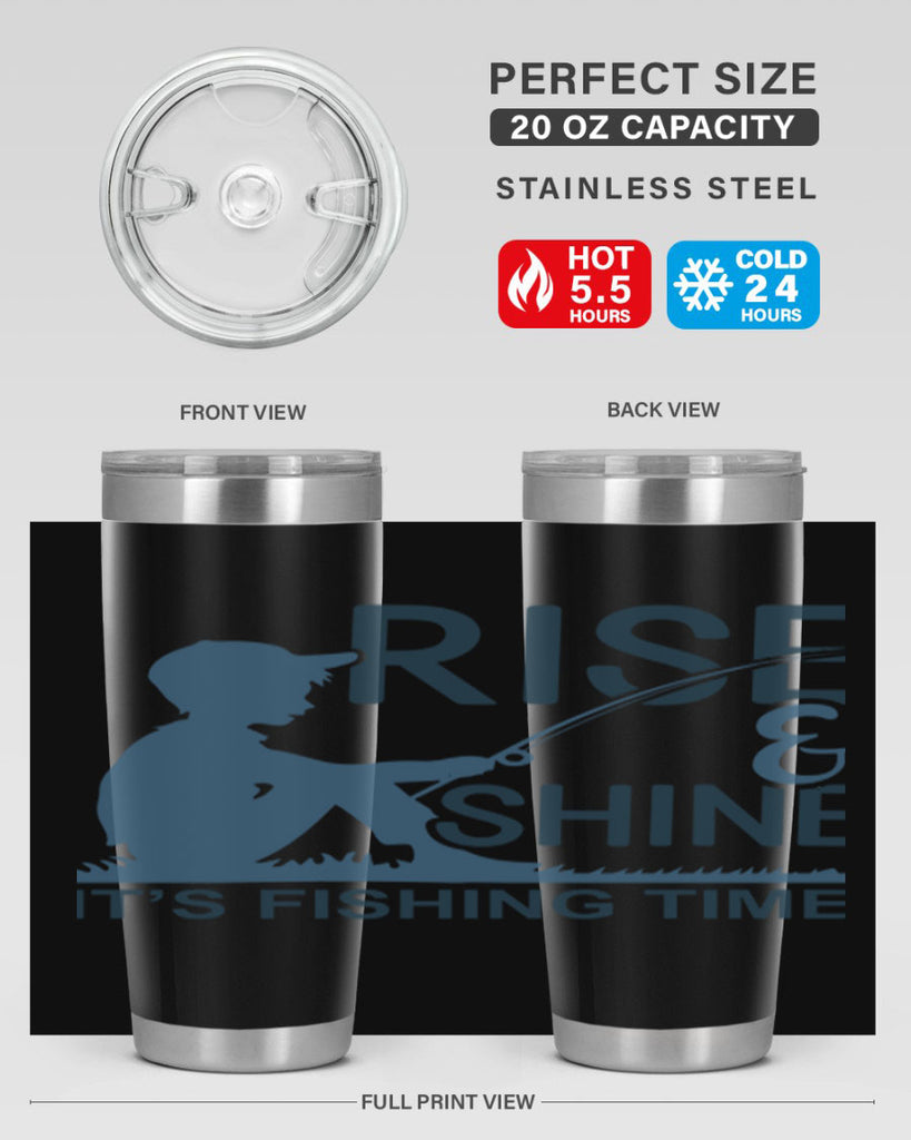 rise shine 41#- fishing- Tumbler