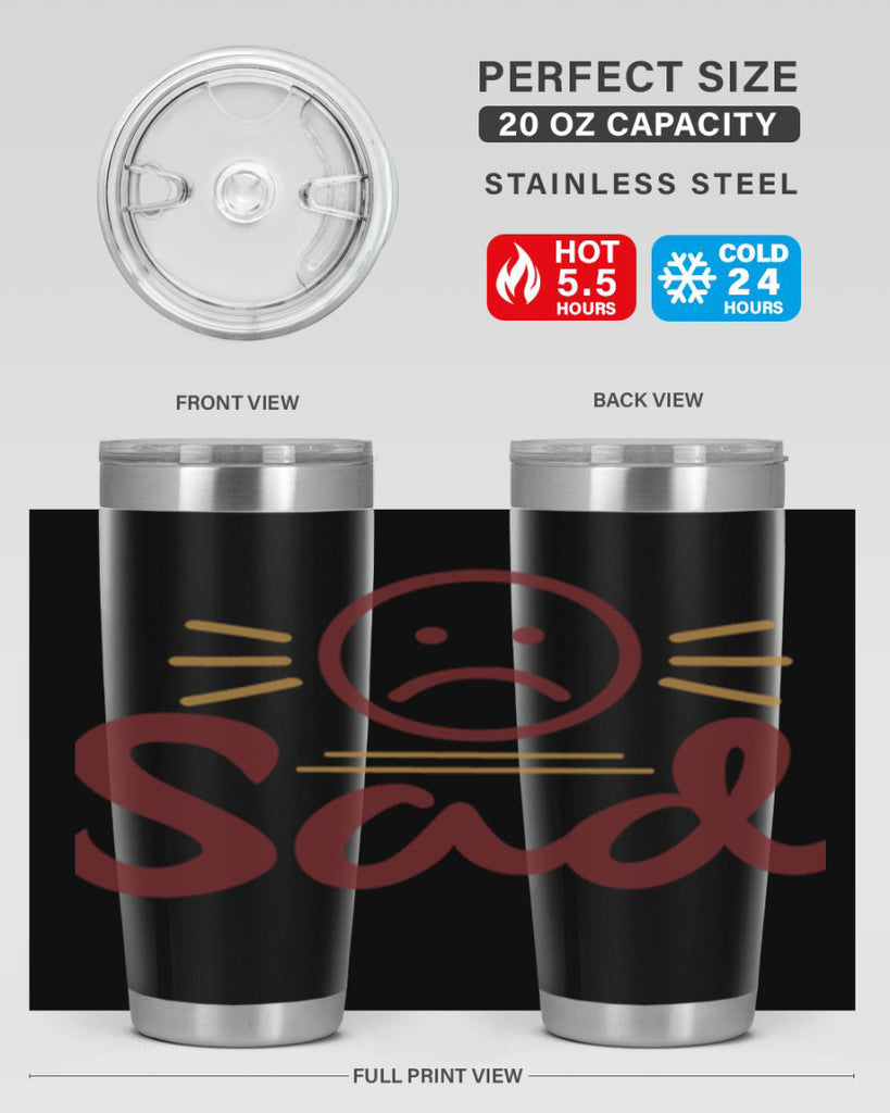 sad 5#- fathers day- Tumbler