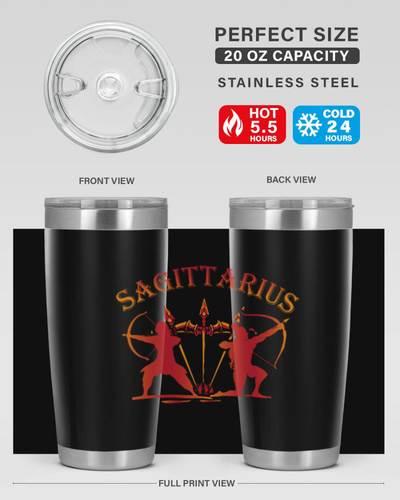 sagittarius 416#- zodiac- Tumbler