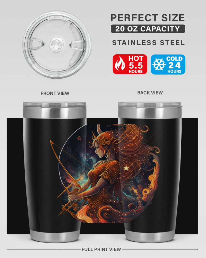 sagittarius 417#- zodiac- Tumbler