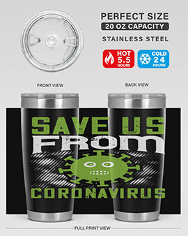 save us from coronavirus Style 25#- corona virus- Cotton Tank