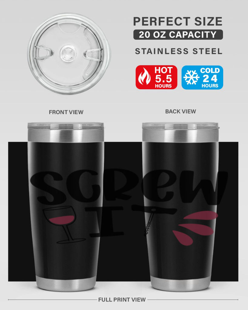 screw it 29#- wine- Tumbler