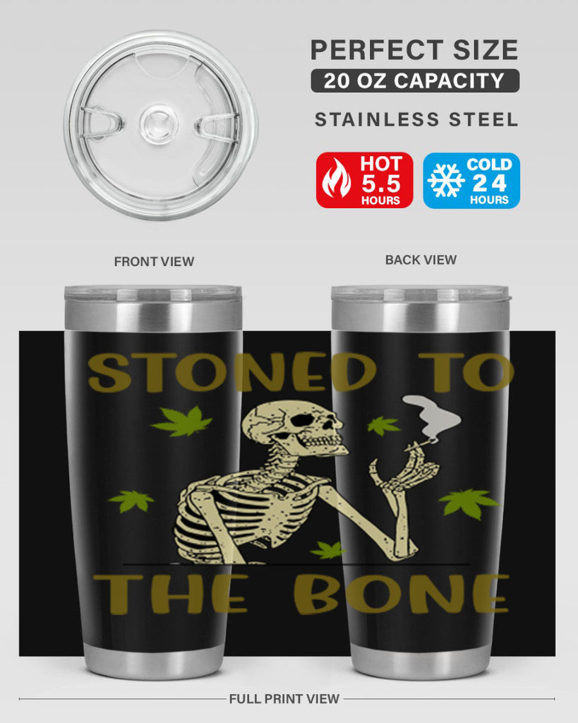 stones to the bone 264#- marijuana- Tumbler